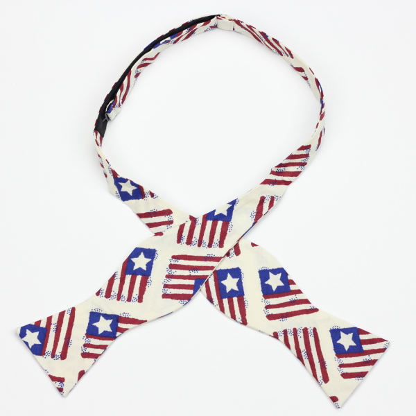 Liberia 1847 self tie bow tie by Kruwear