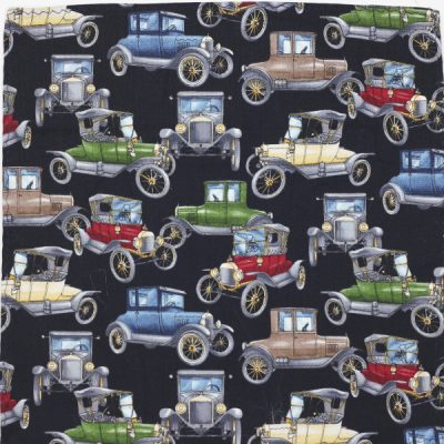 Kruwear Antique Cars Pocket Square.