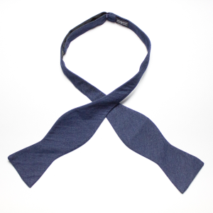 Kruwear-Denim-Self-tied-Bow-Tie