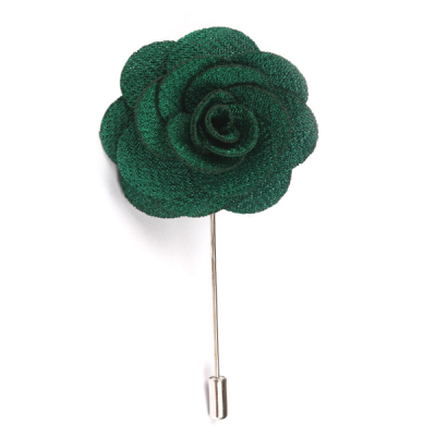 Green Lapel Flower Lapel Pin