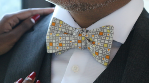 "Solomon Vincent," a self-tied bow tie by Kruwear.