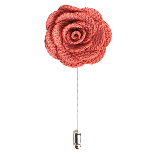 Blush Pink Rose Lapel Flower Pin