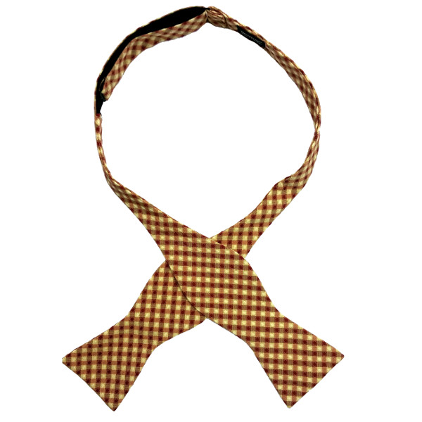 Self-tied bow ties by Chicago-based Kruwear