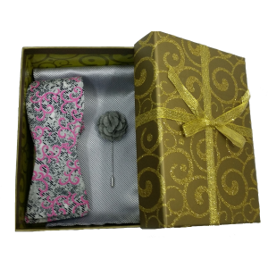 kruwear chicago golakai self-tied bow-tie gift set