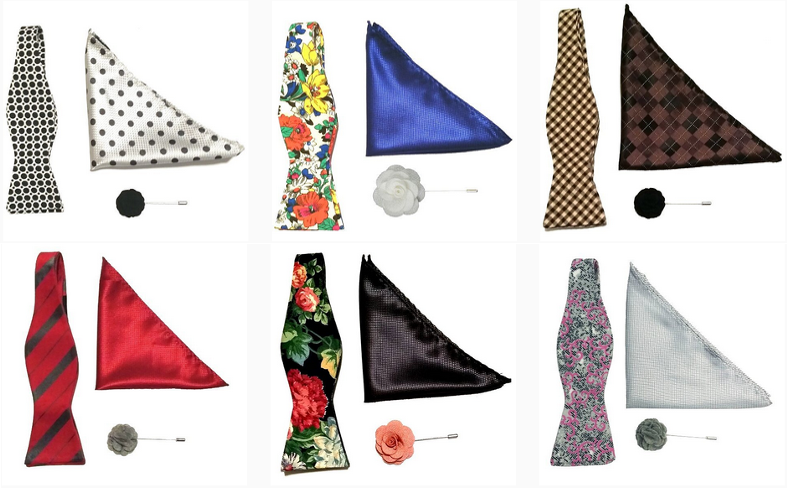 bow ties and pocket squares by Chicago-based Kruwear