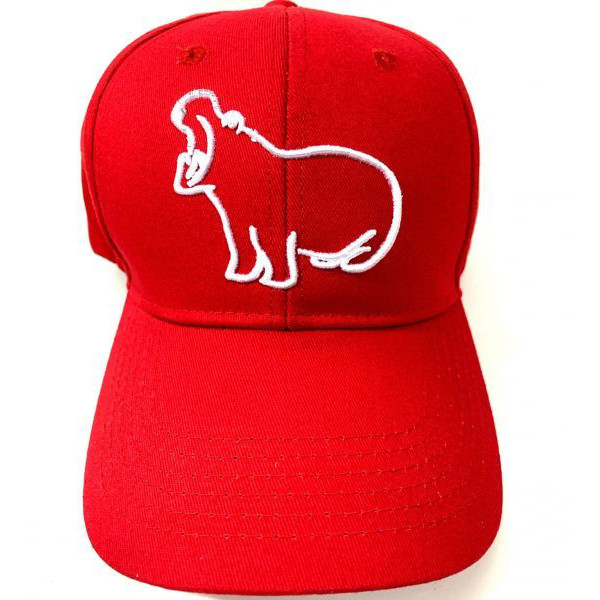 Kruwear logo 3d pygmy hippo embroidered cap