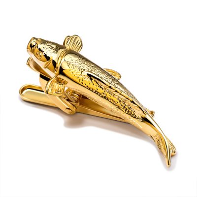 Koi Fish Gold Tie Bar Tie Clip