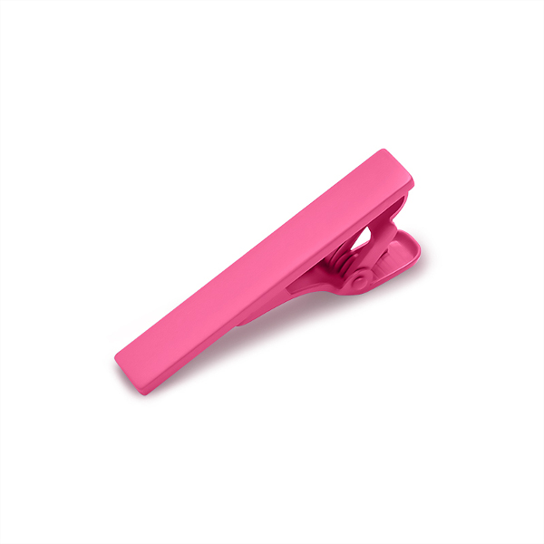 Matte Pink Color Tie Bars – Kruwear Chicago-based Men's, Women's ...