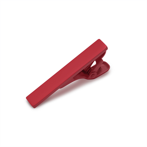 Red Tie Bar Tie Clip 1053