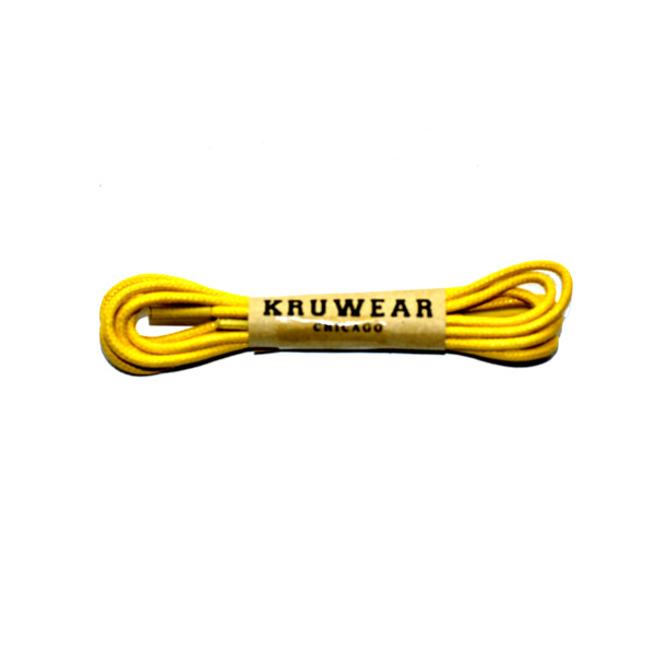 yellow shoelace