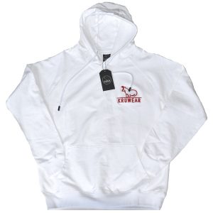 Kruwear White Hoodie