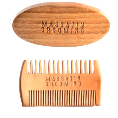 Massatin Grooming beard brush beard comb