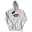 +231 embroidered white hoodie