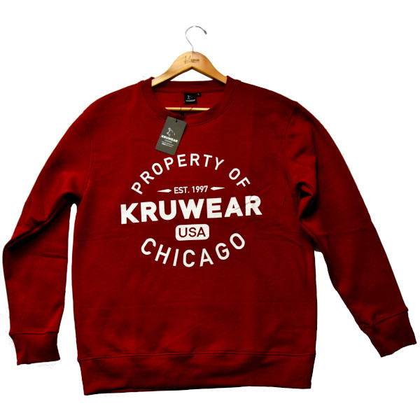 Kruwear Burgundy Sweatshirt